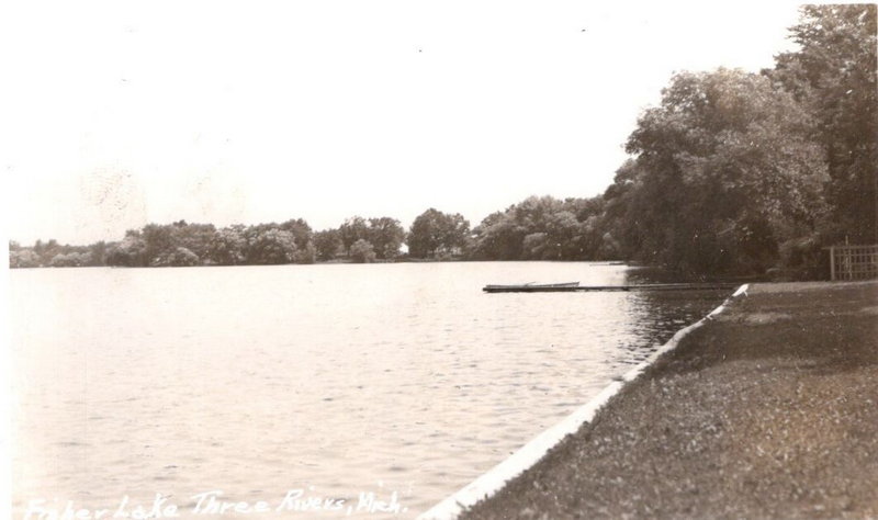 Fishers Lake (Fisher Lake, Fishers Lake) - Vintage Postcard